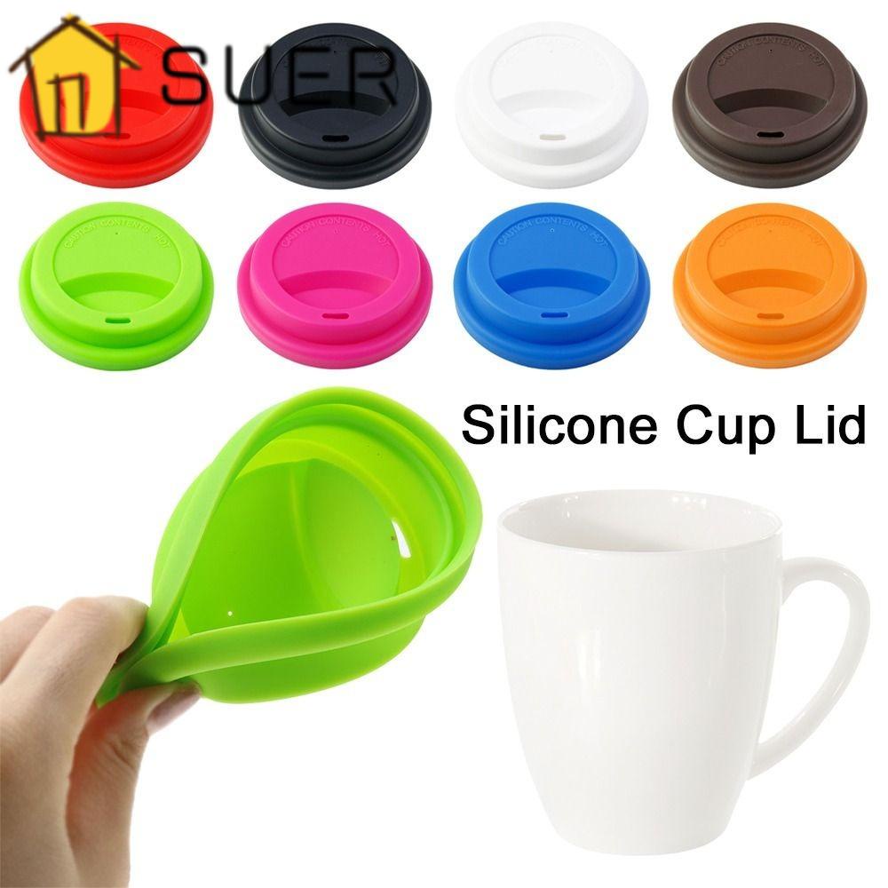 Bộ 3 Nắp Đậy Cốc Chống Rò Rỉ Chịu Nhiệt Tiện Dụng