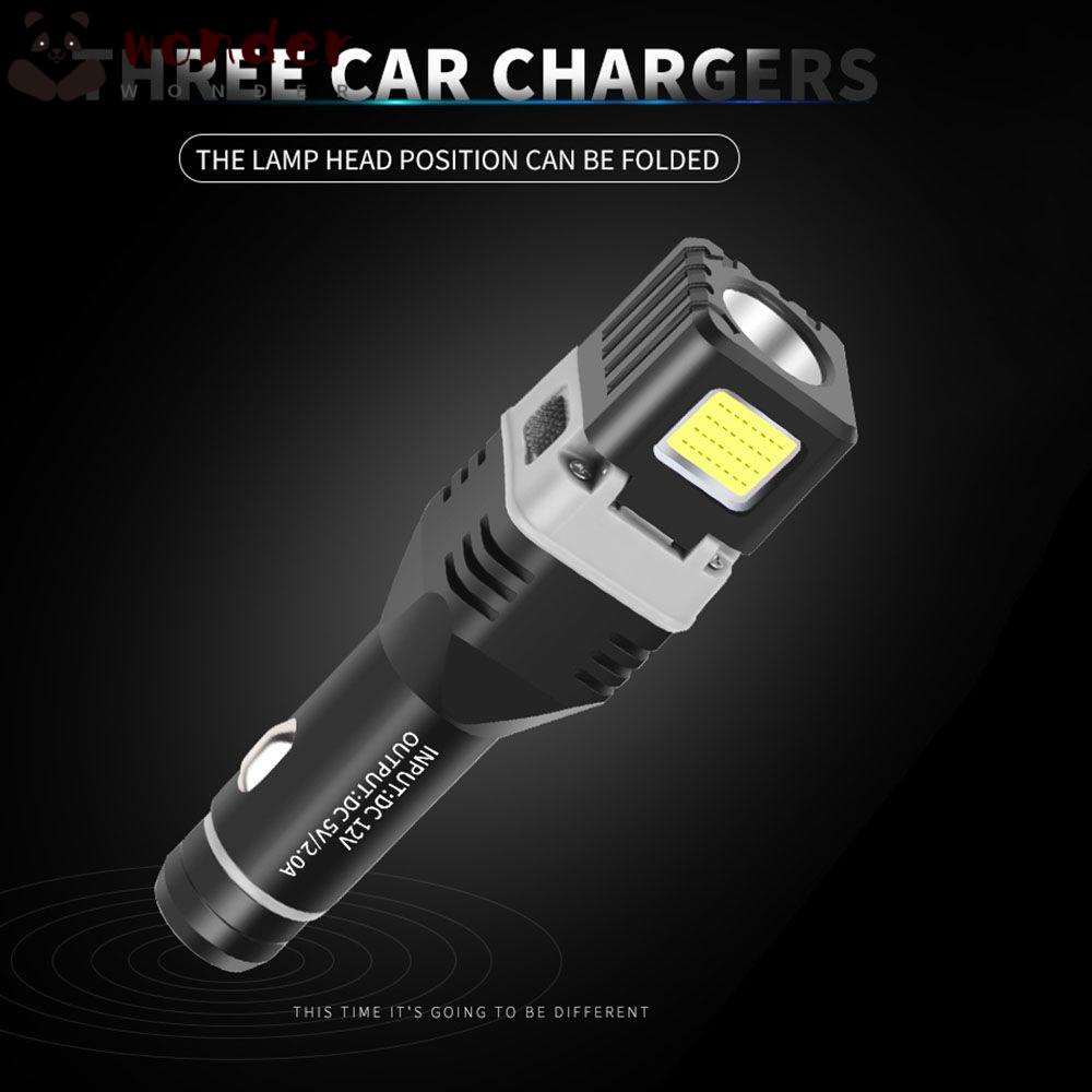 Đèn Pin LED Siêu Sáng XPG + Cob Công Suất Cao Tiện Dụng Cho Xe Hơi