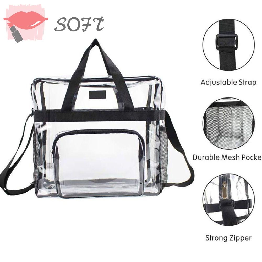 Túi Đeo Vai Trong Suốt Sức Chứa Lớn Thời Trang Cho Nam Và Nữ