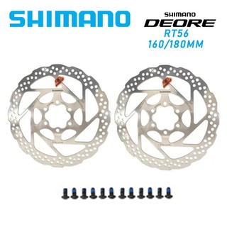 Phanh đĩa shimano deore sm rt56 160mm 180mm cho xe đạp leo núi