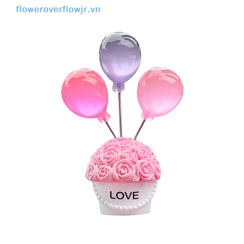 Fjr Phụ Kiện Trang Trí Bảng Điều Khiển Xe Hơi Hình Động Vật Hoạt Hình Hoa Hồng Nhiều Màu Sáng Tạo