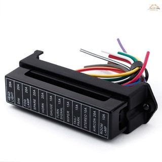 Giá đỡ cầu chì 12 chiều dc32v atc ato 2-input 12 đầu ra
