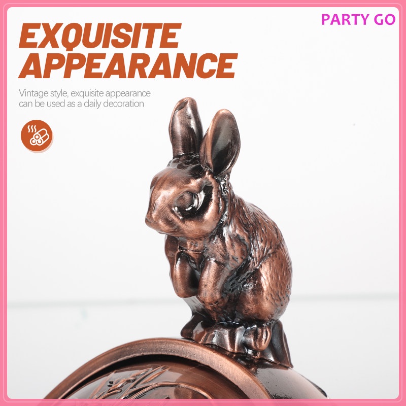 Gạt Tàn Thuốc Hình Cầu Bằng Hợp Kim Kẽm Phong Cách Vintage Trang Trí Văn Phòng / Trong Nhà / Ngoài Trời