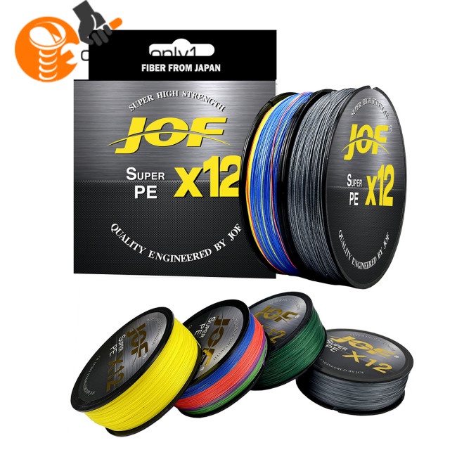 Cuộn Dây Câu Cá Bện 12 Sợi Pe 300m Độ Bền Cao