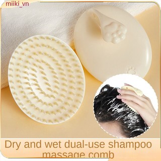 Bàn Chải Massage Da Đầu Bằng Silicon GECOMO Cho Spa