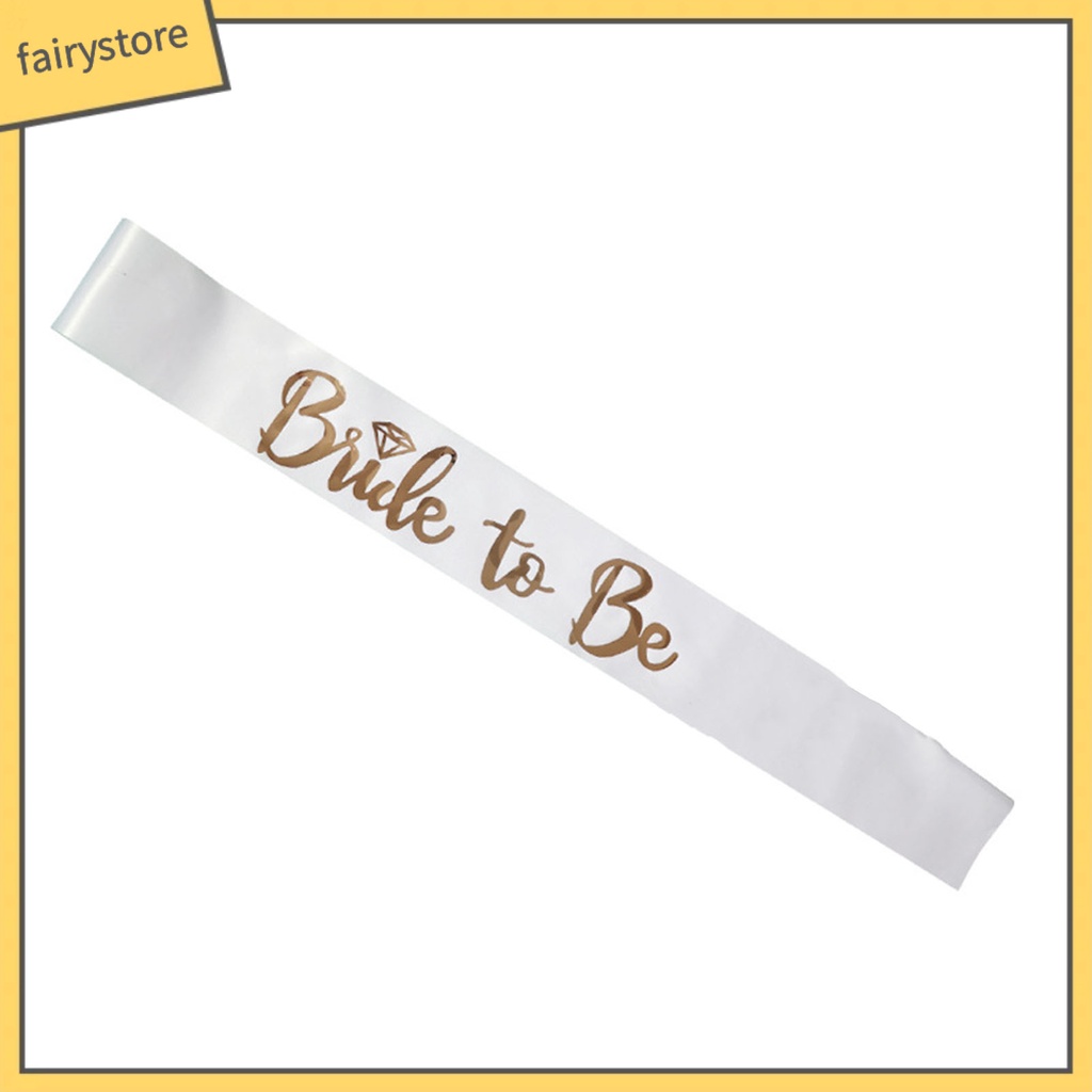 [FRO] Set 7 Dây Đeo Vai In Chữ Bride to Be Bề Mặt Mịn Màng Kích Thước Nhẹ Nhàng In Chữ Bride Bachelorette Sashes Cho Tiệc Độc Thân