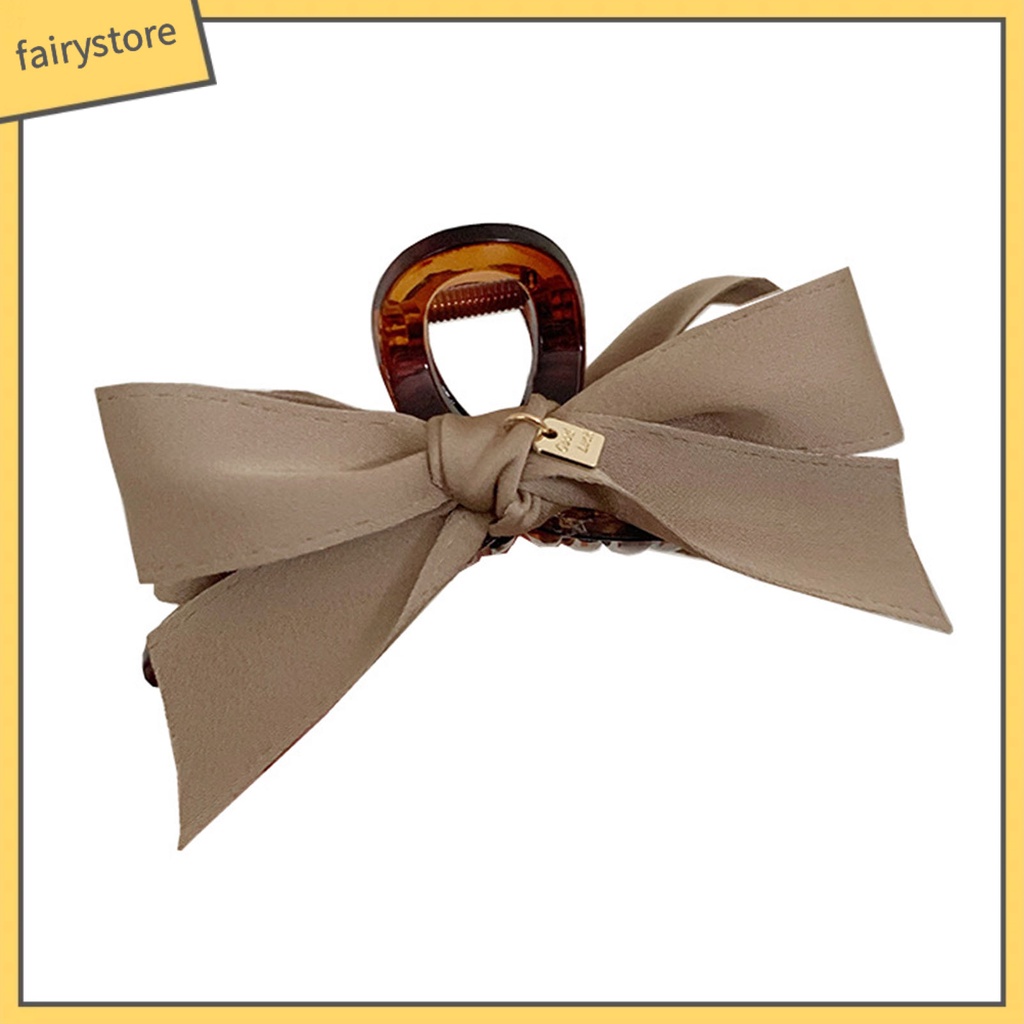 Kẹp Tóc Càng Cua Bằng Vải Lấp Lánh Chống Trượt Cho Nữ