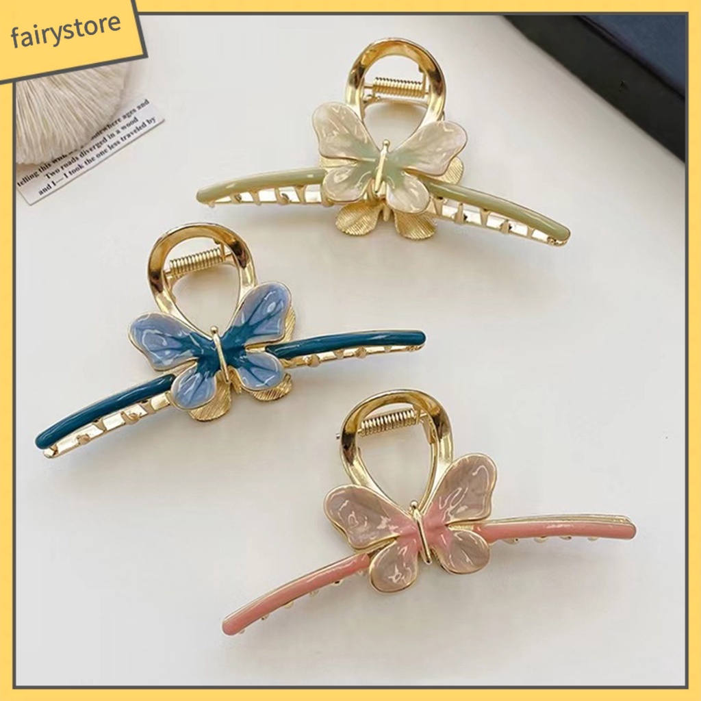 [FRO] Kẹp Tóc Càng Cua Chống Trượt Viền Mịn Trang Trí Phong Cách Ngọt Ngào Cao Cấp