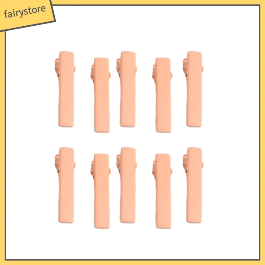 Set 30 / 50 Kẹp Tóc Co Giãn Chống Trượt Màu Sắc Ngọt Ngào Cho Bé Gái