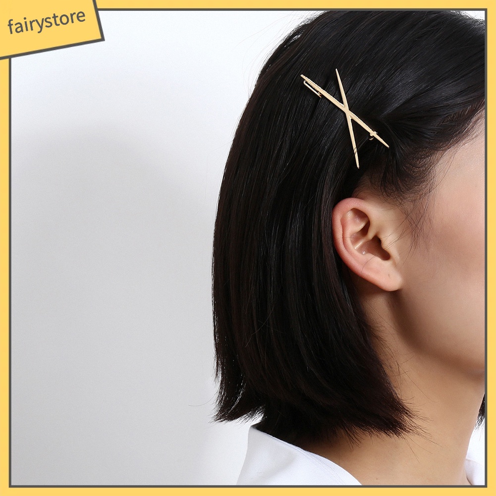 Kẹp Tóc Nơ Phối Chuỗi Xích Thời Trang Cho Nữ