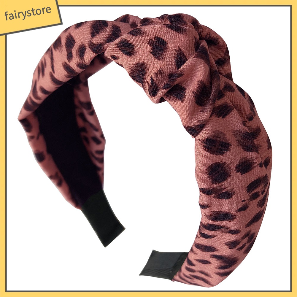 Băng Đô Họa Tiết Da Báo Thời Trang Dành Cho Nữ