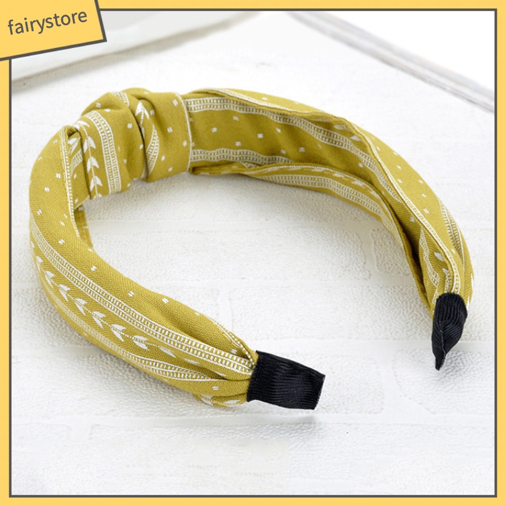 Cài Tóc Xoắn Chéo Bản Rộng Thời Trang Cho Nữ