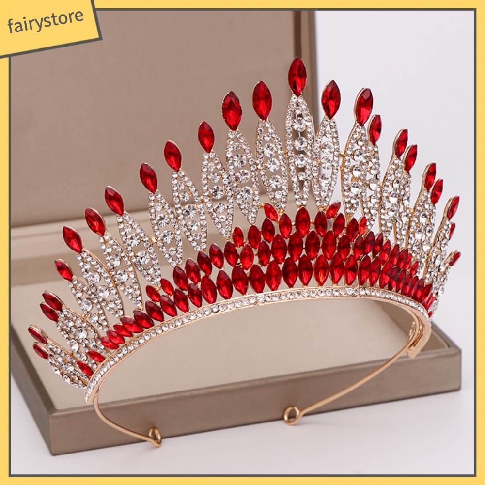 Băng Đô Cài Tóc Hình Vương Miện Đính Đá Sang Trọng Cho Nữ