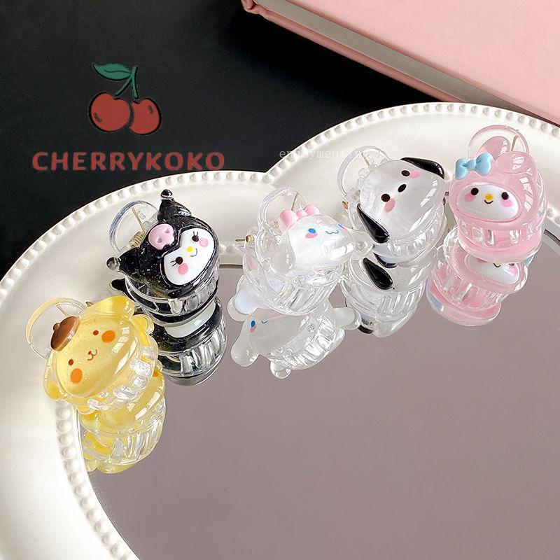 🍒🍒CHERRYKOKO Kẹp Tóc Mini Bằng Acrylic HìNh Chú CúN Dễ Thương ThờI Trang Cho Nữ