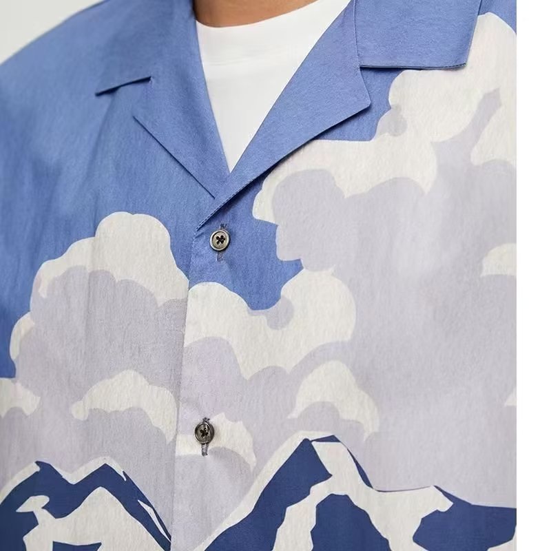 Áo Sơ Mi In Họa Tiết Thời Trang Mùa Hè Cho Nam