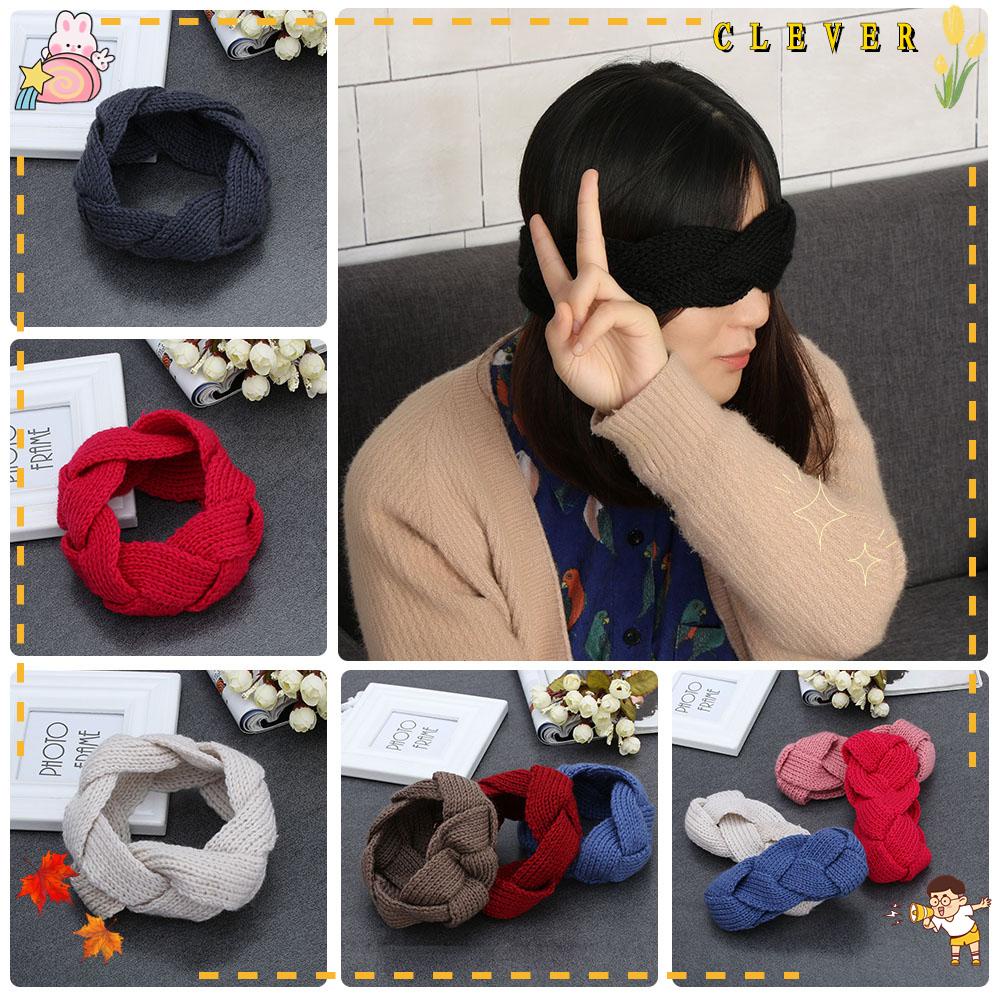 Cài Tóc Dệt Kim Thiết Kế Mới Giữ Ấm Cao Cấp Thời Trang Dành Cho