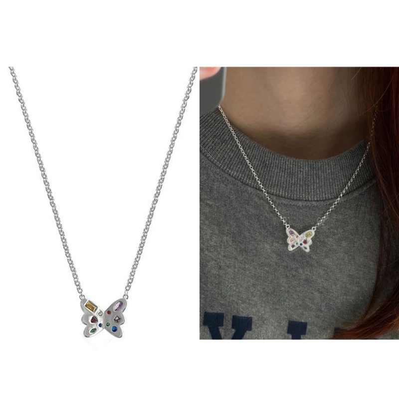 Vòng cổ Mặt Hình Bướm Bằng Hợp Kim Cao Cấp Thời Trang Dành Cho Nữ