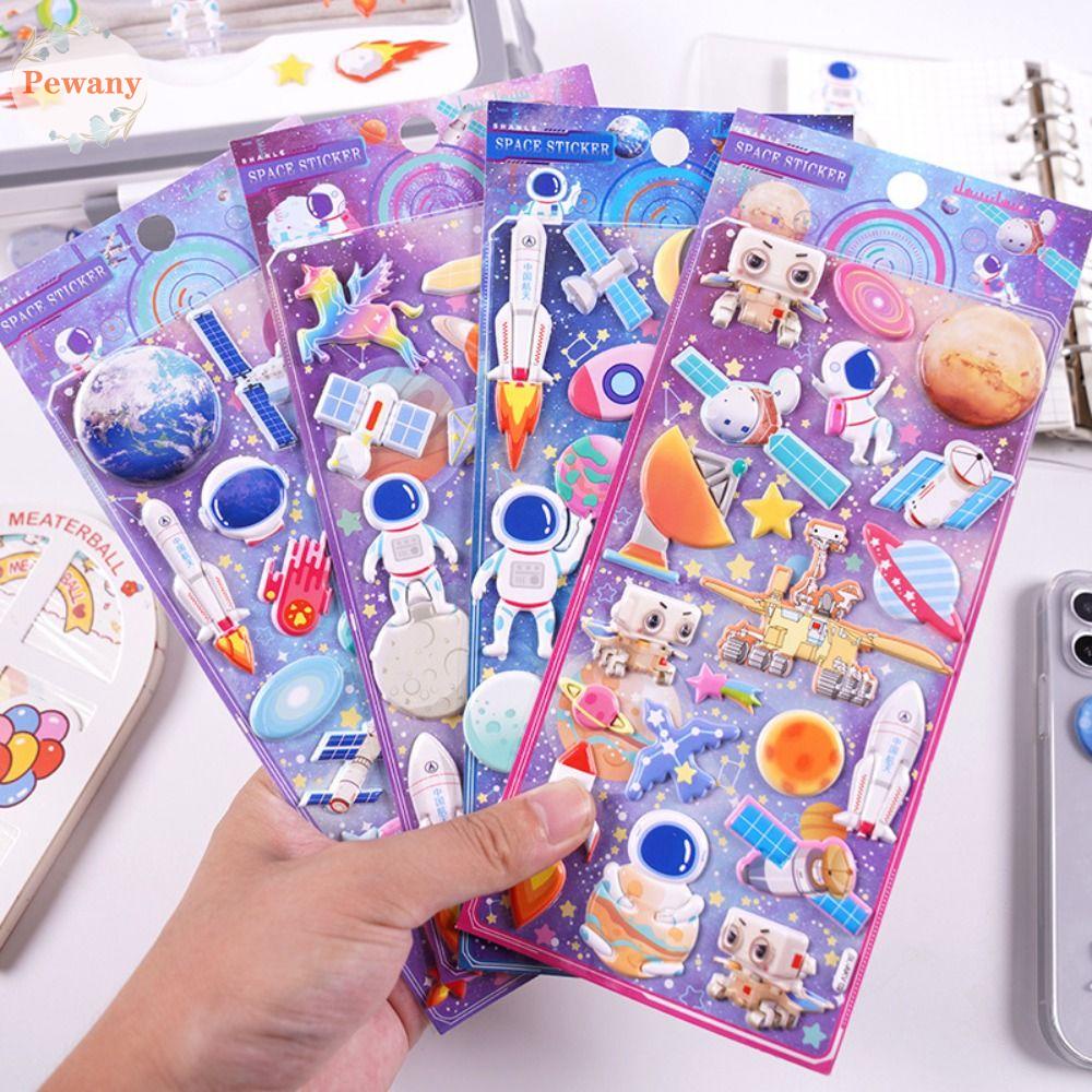 Miếng Dán Xốp Họa Tiết Hoạt Hình 3D Trang Trí Sổ Tay DIY Cho Bé