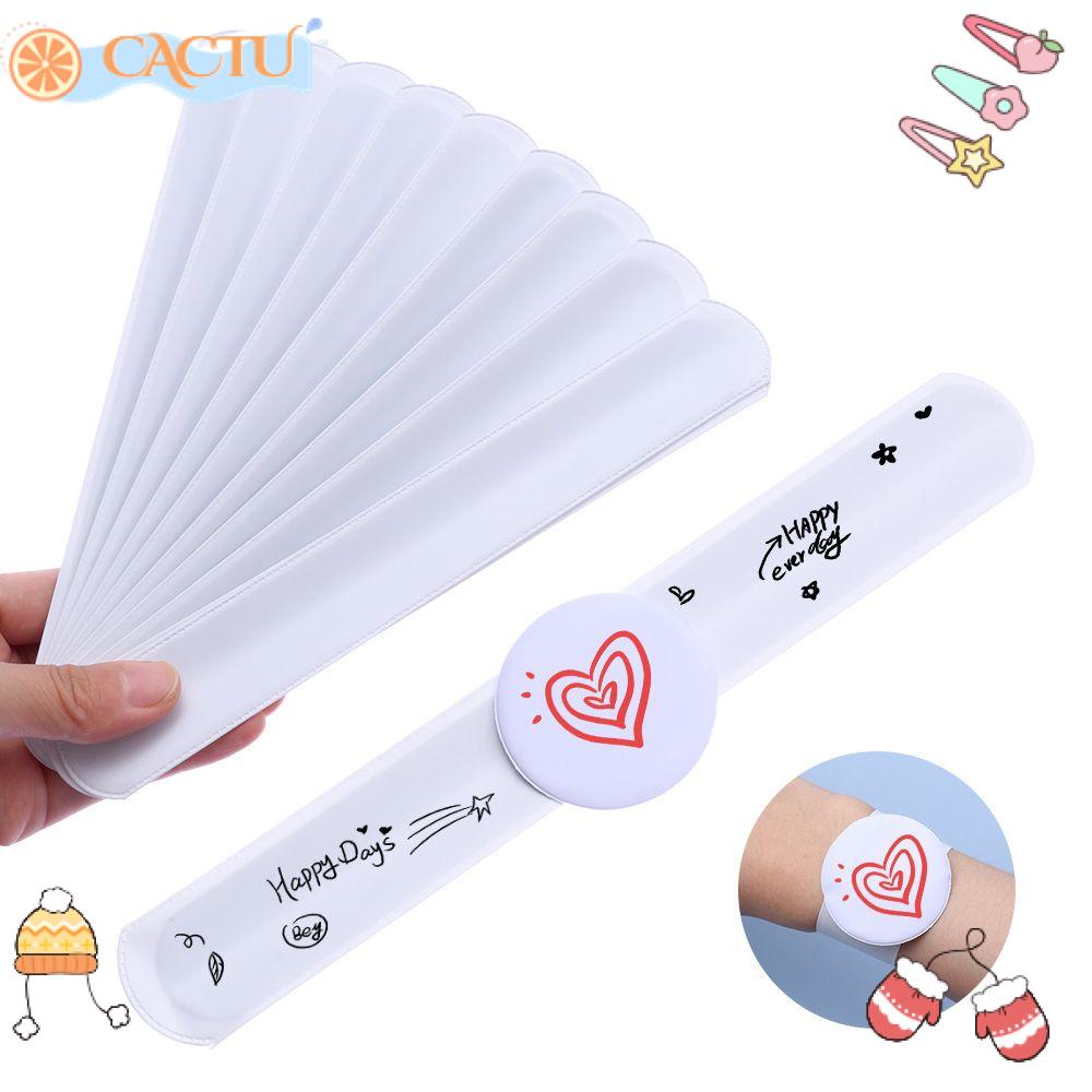 Bộ 10 Cái Vòng Tay Trống DIY Có Thể Tái Sử Dụng Cho Dịp Halloween / Giáng Sinh