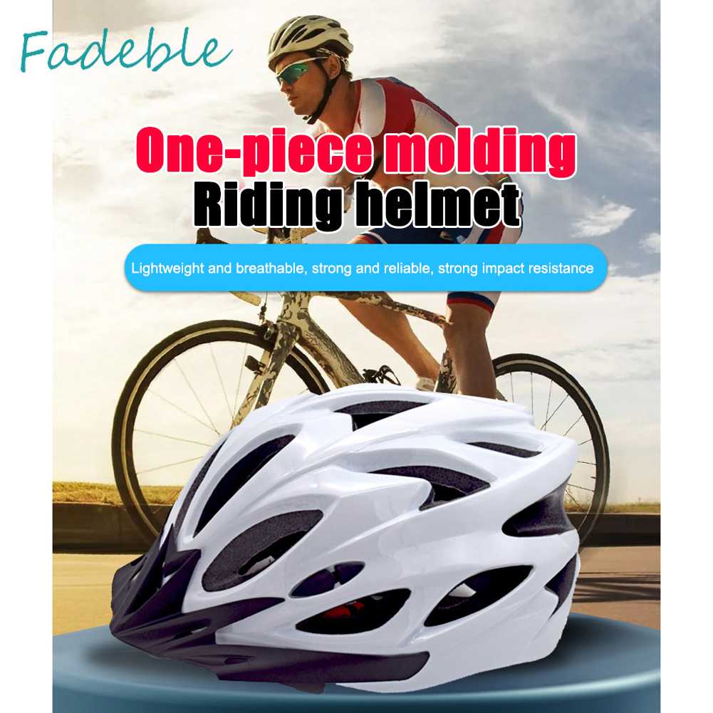 Mũ Bảo Hiểm Thoáng Khí Chống Va Chạm Có Đèn Đuôi Xe Đạp