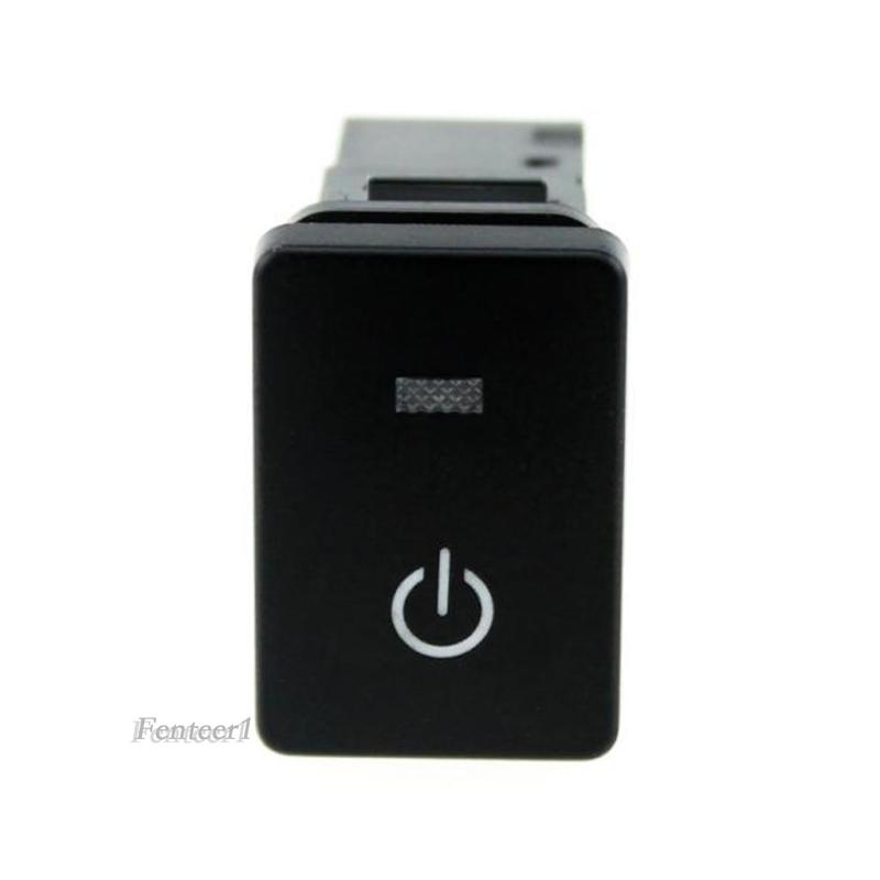 [Fenteer1] Công Tắc Khởi Động Xe Hơi 12V Có Đèn LED Xanh