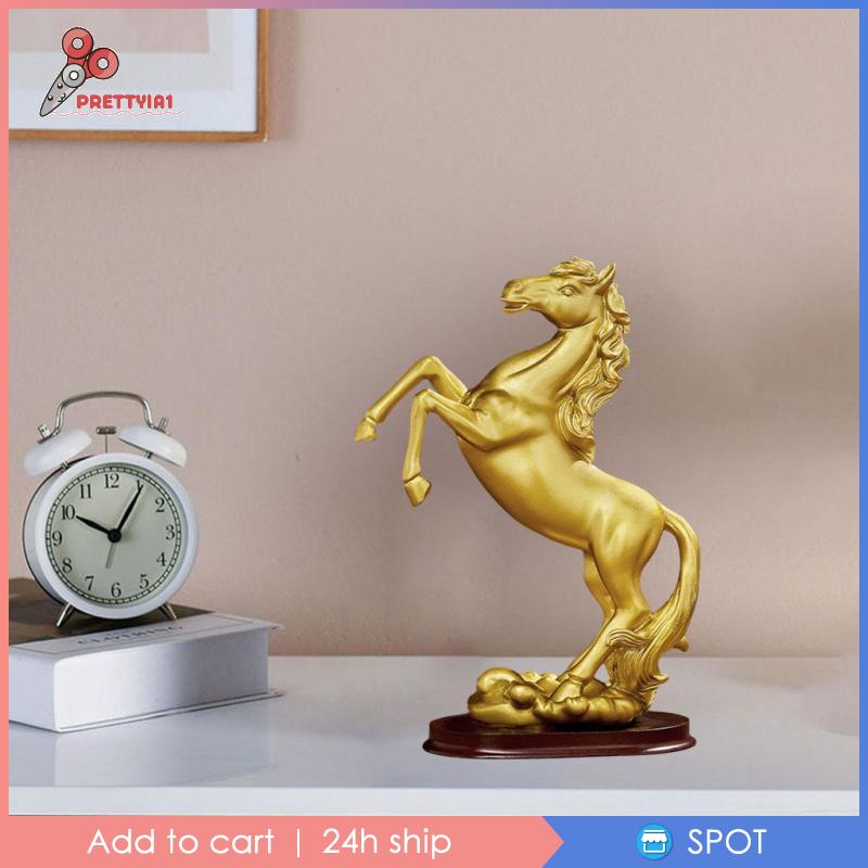 [Prettyia1] Tượng Ngựa Trang Trí Để Bàn Cửa Hàng