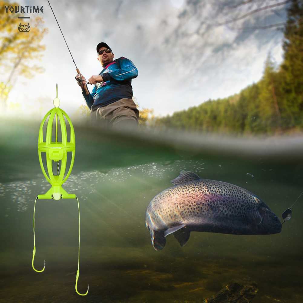 Set 4 Lồng Nhựa Đựng Mồi Câu Cá Tiện Lợi