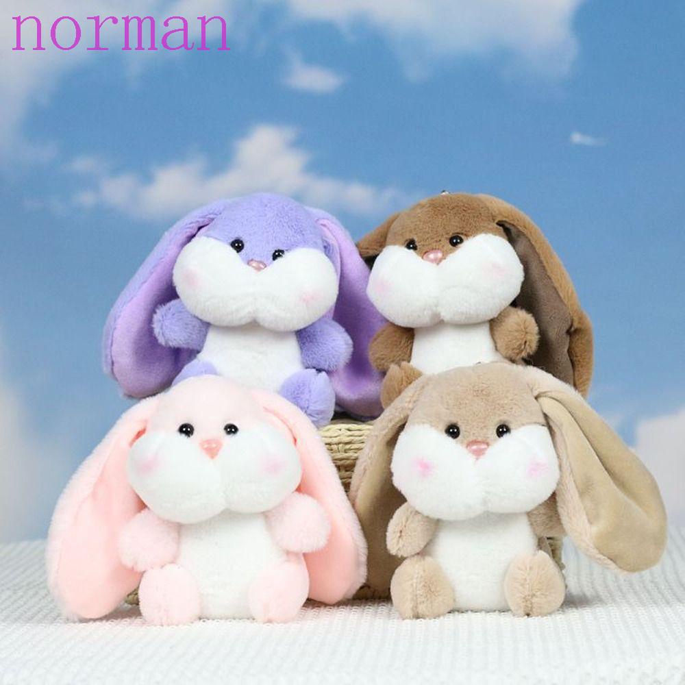 Móc Khóa Hình Thỏ Nhồi Bông Dễ Thương