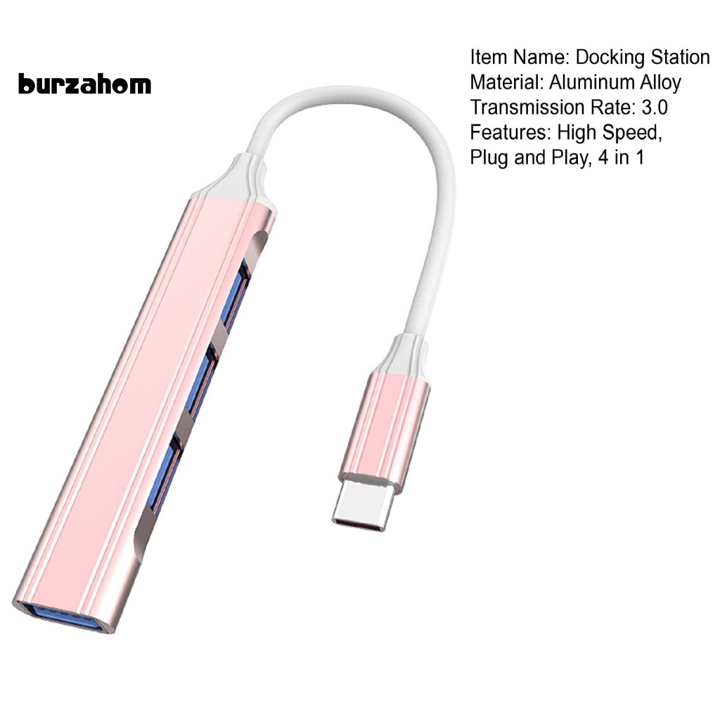 Bộ Chia Cổng USB 3.0 Type-C Tốc Độ Cao Cho Máy Tính