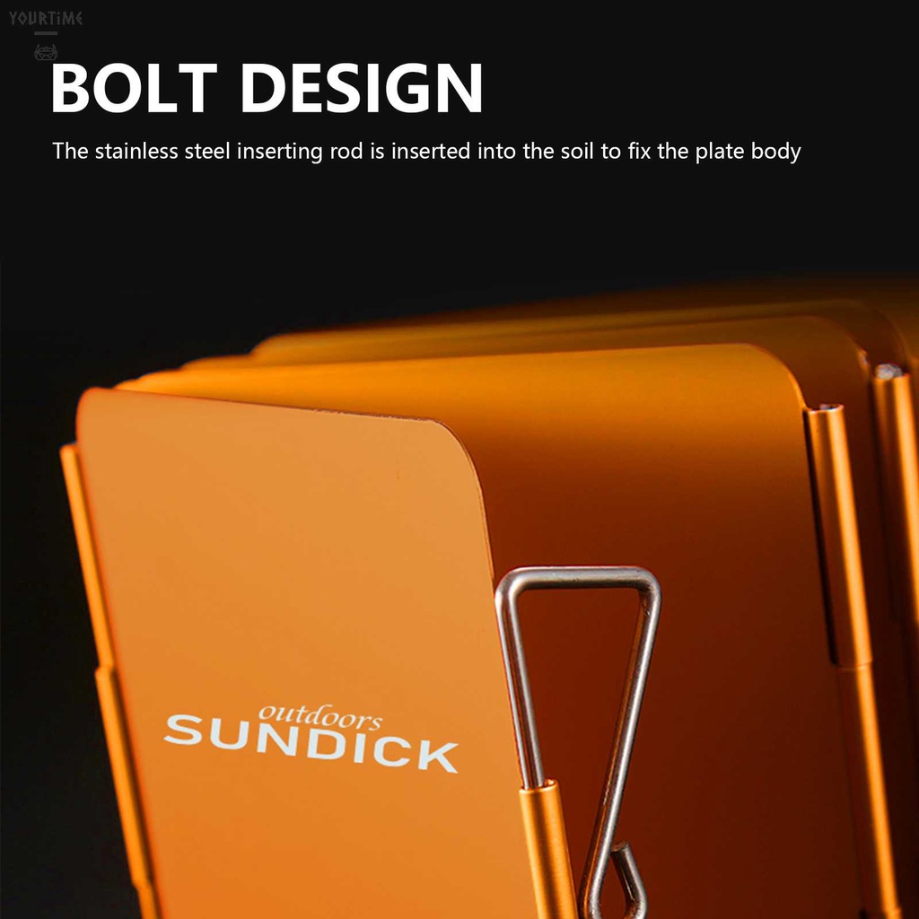 Bếp Nấu Ăn Chắn Gió Có Thể Gấp Gọn Tiện Dụng Khi Đi Cắm Trại