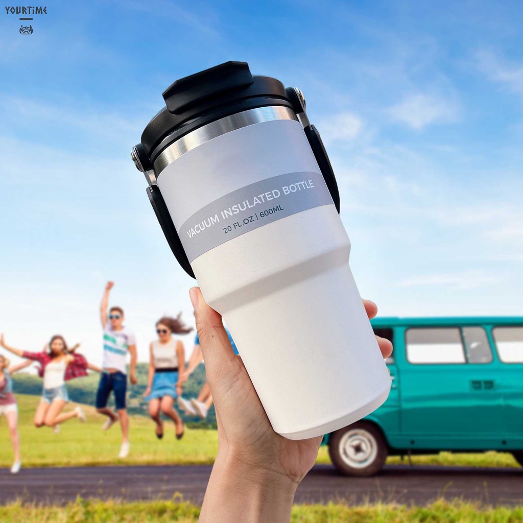 Cốc Uống Nước Hai Lớp 600 / 750 / 900ml Tiện Dụng Cho Gia Đình / Văn Phòng