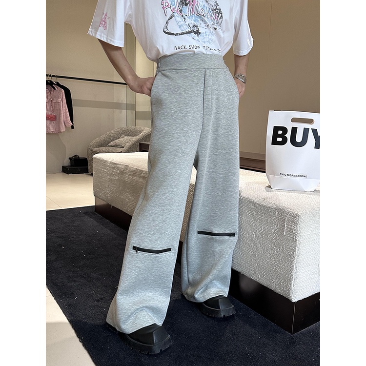 Rare Wuxi / Quần Thể Thao Dáng Suông Rộng Màu Trơn Thiết Kế Thoáng Khí Đơn Giản Dễ Phối Đồ Cho Nam Và Nữ