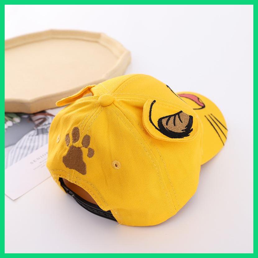 Mũ Lưỡi Trai Thêu Hình Sư Tử Hoạt Hình Nhiều Màu Sắc Thời Trang Xuân Thu 2022 Cho Bé