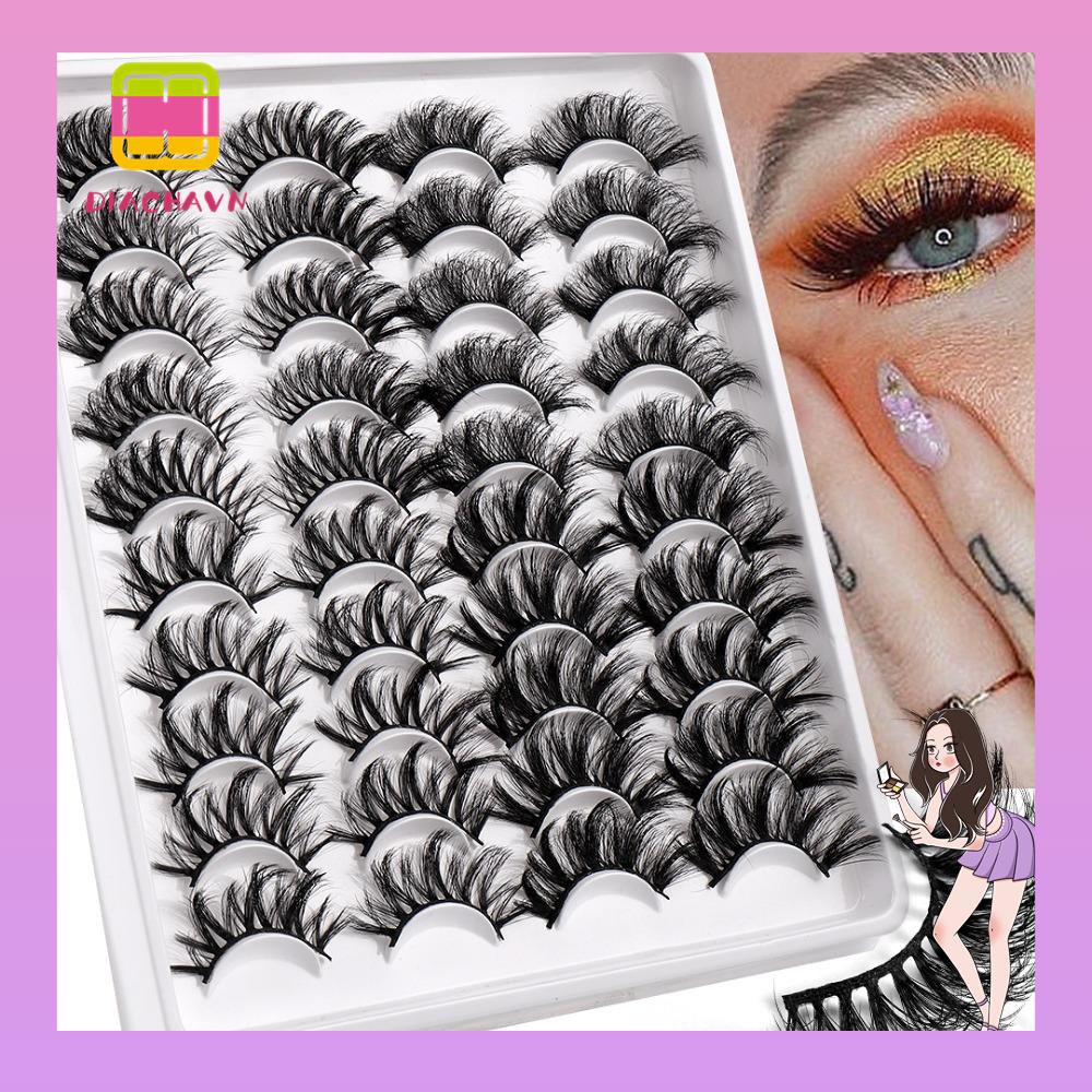 Lông Mi Giả Cong Và Dày Handmade Trang Điểm Xinh Xắn