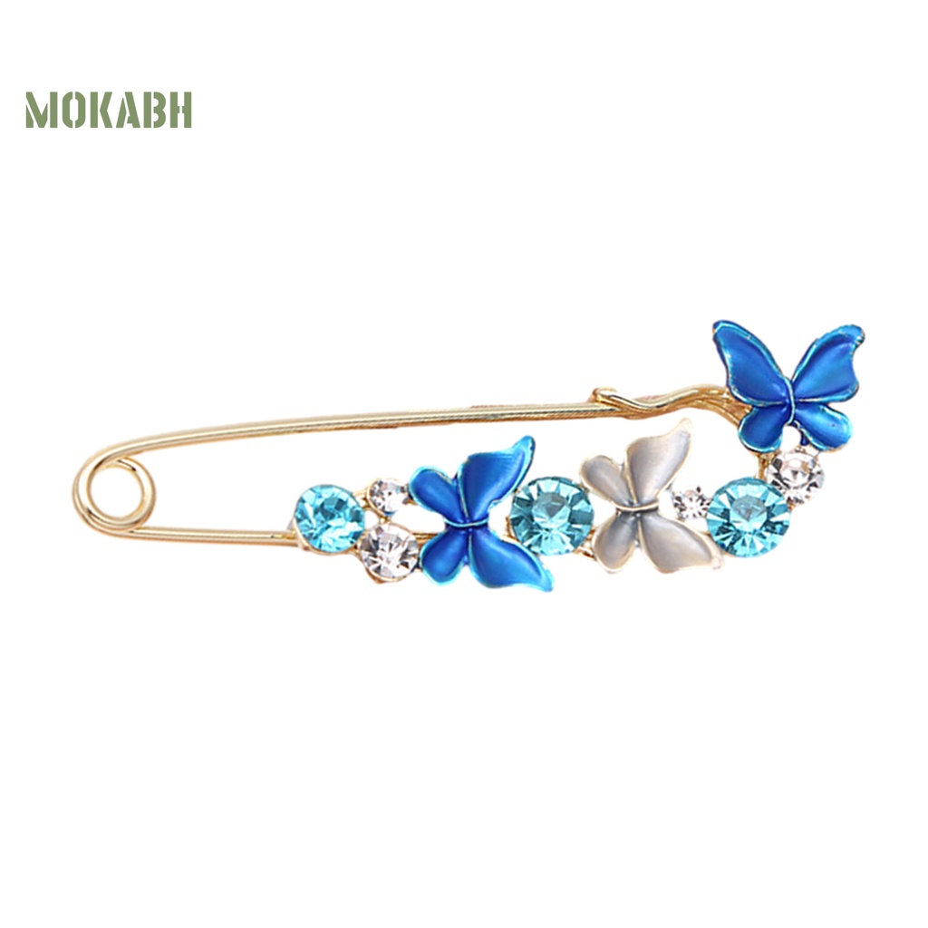 Ghim Cài Áo Hình Hoa Đính Đá Mạ Điện Dễ Phối Đồ Thời Trang Cho Nữ
