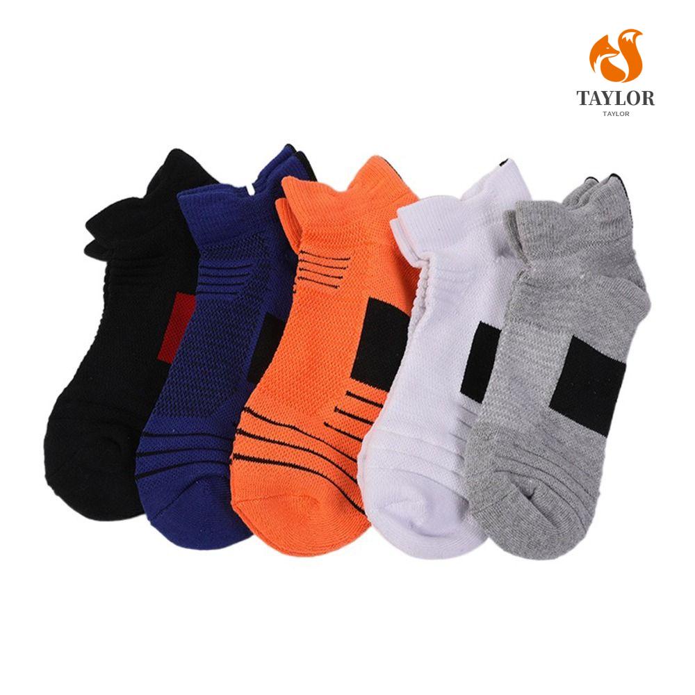 Tất Bóng Rổ TAYLOR1 Cổ Thấp Chất Liệu Cotton Dày Dặn Thoáng Khí Siêu Bền Cho Nam
