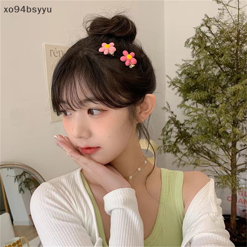 Kẹp Tóc Xo94Bsyu Họa Tiết Hoa / Trái Tim / Quả Đào Xinh Xắn Cho Nữ VN