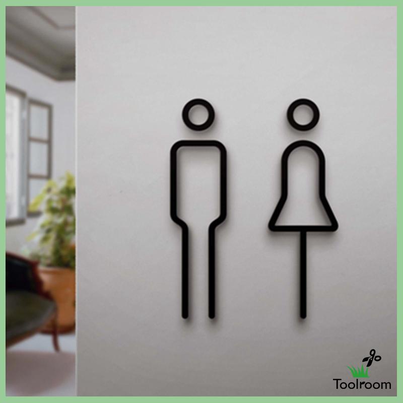 Bảng Kí Hiệu Toilet Nam Nữ Trọng Lượng Nhẹ