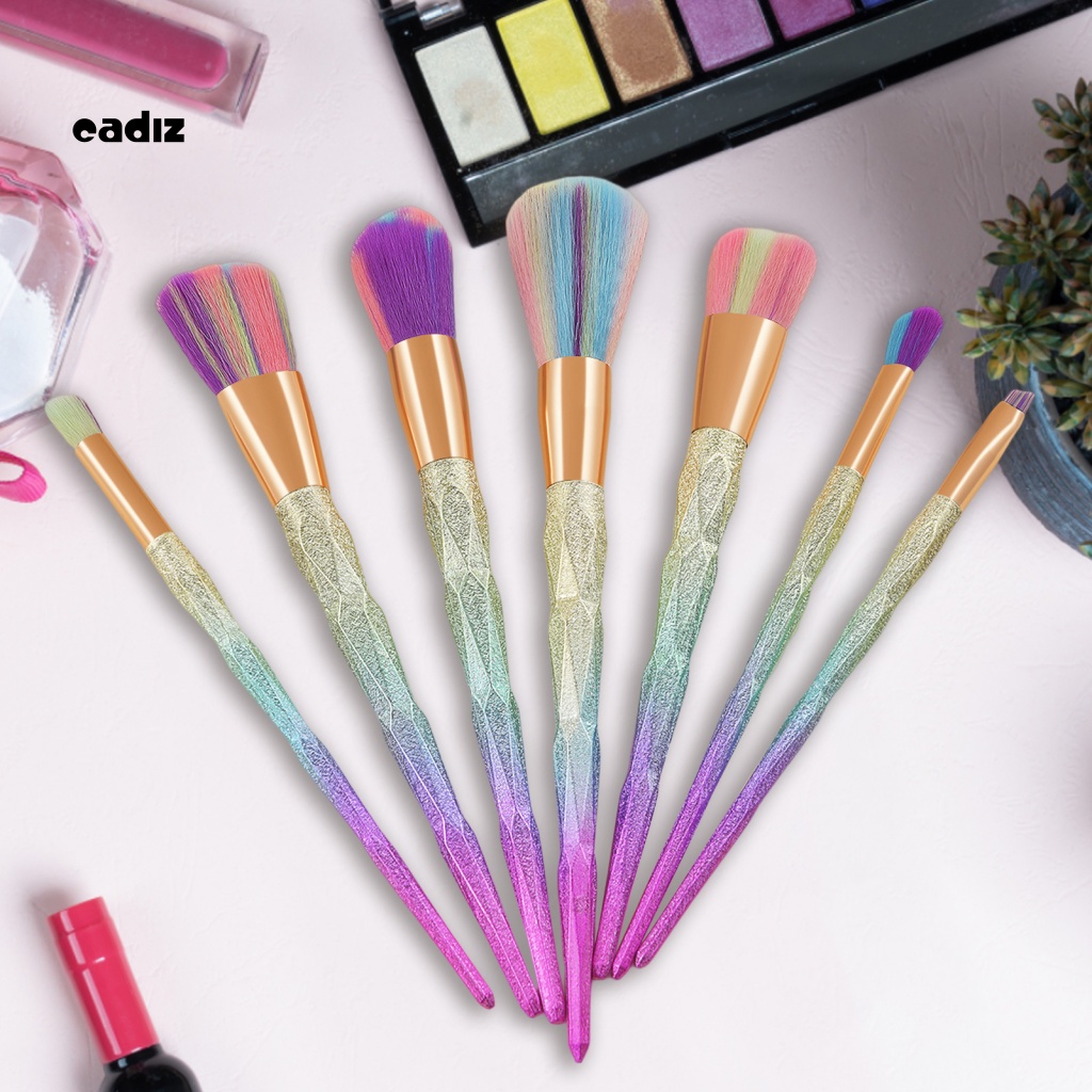 Bộ 7 Cọ Trang Điểm Nền Che Khuyết Điểm Mềm Mại Thoải Mái Tiết Kiệm Thời Gian Chuyên Nghiệp