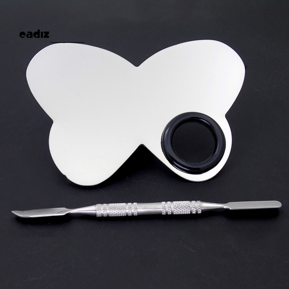 Bảng Màu Trang Trí Móng Tay Hình Bướm Bằng Thép Không Gỉ Nhiều Màu Sắc