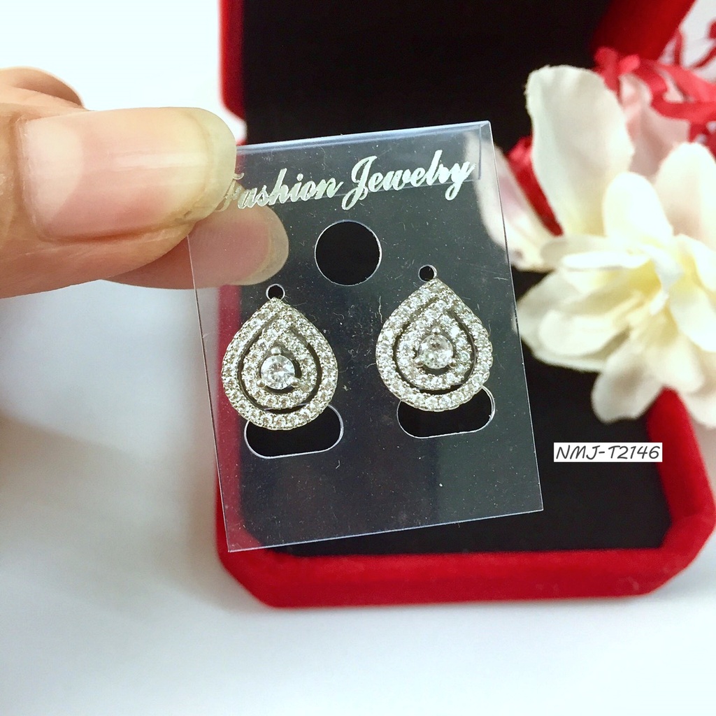 Khuyên Tai Nữ Xi Bạc T2146 bền Màu Cho Nàng