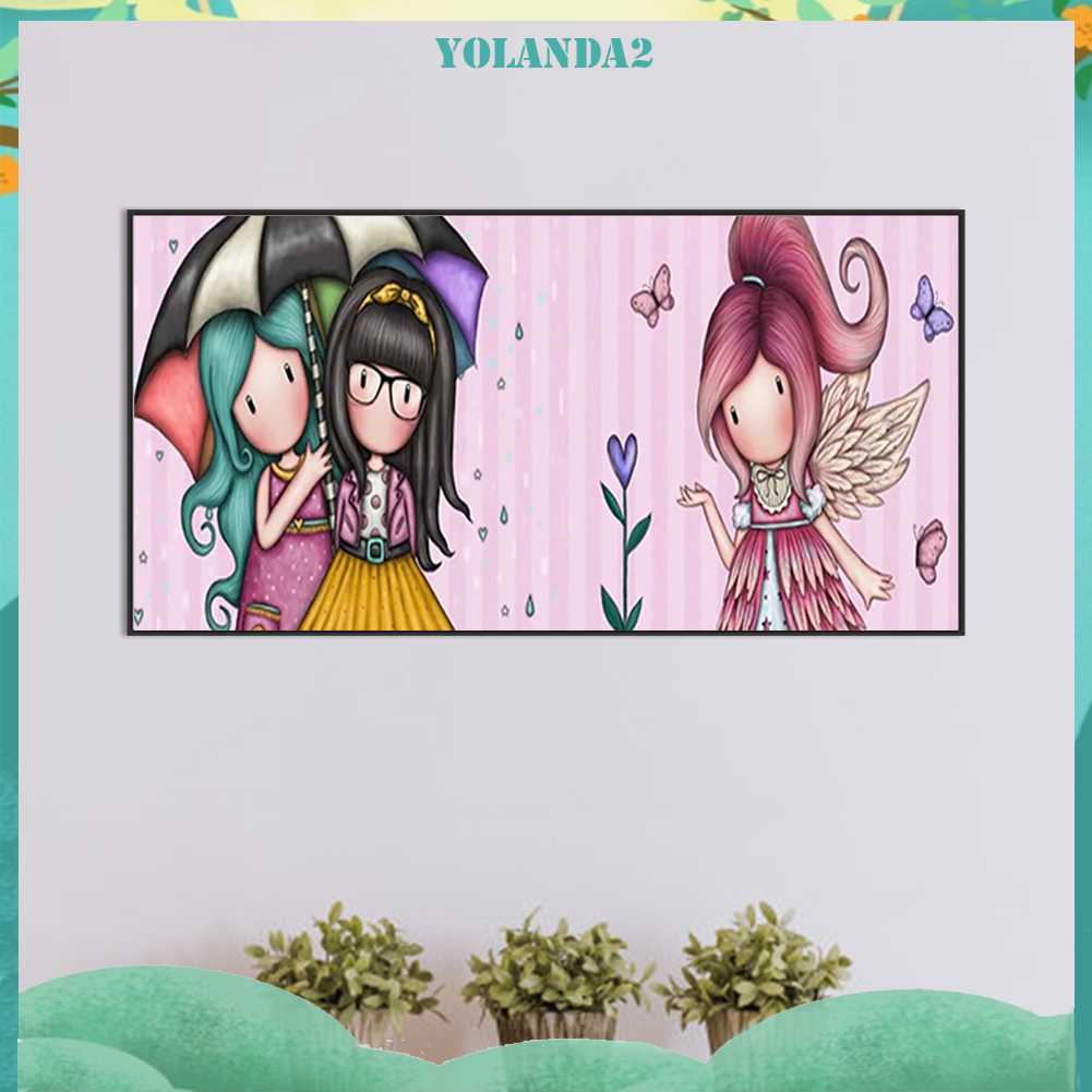 Tranh Đính Đá Kim Cương Toàn Bộ 5D DIY Hình Búp Bê