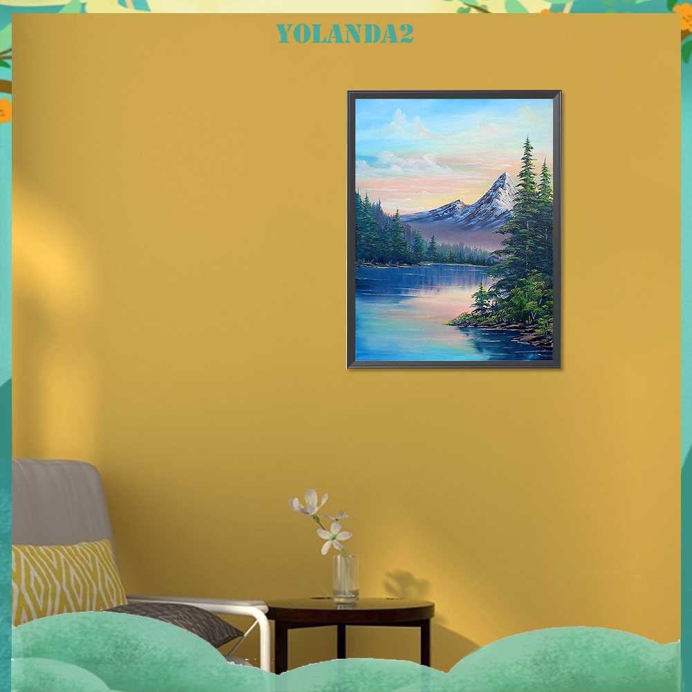 Tranh Đính Đá Kim Cương Toàn Bộ 5D DIY Hình Vẽ Phong Cảnh Trang Trí Nhà Cửa