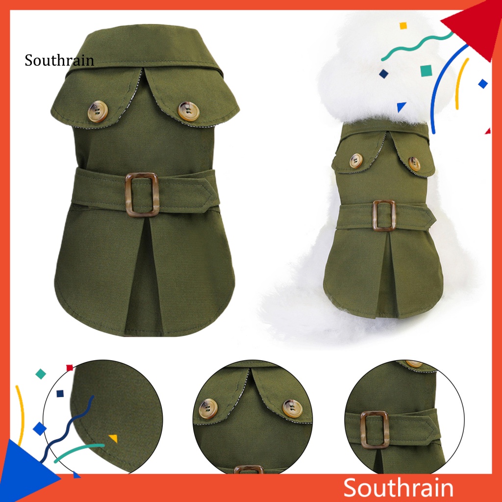 Áo Khoác Cổ Bẻ Bằng Polyester Phong Cách Anh Quốc Thời Tiết Lạnh Cho Cún Cưng