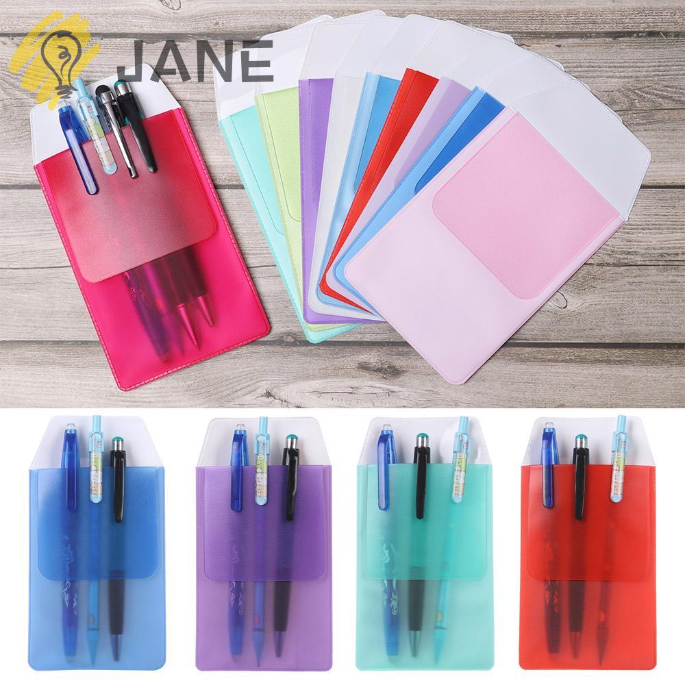 Set 3 Túi Đựng Bút Bằng PVC Nhiều Màu Sắc Ốp