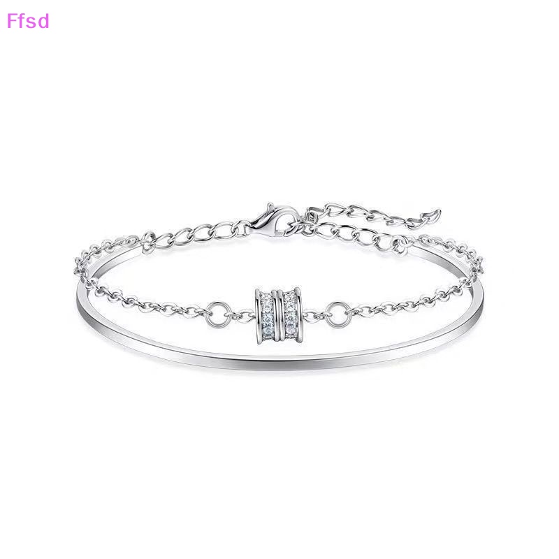 {Ffsd} Vòng Đeo Tay Hai Lớp Dạng Chuỗi Tua Rua Cá Tính Ngọt Ngào Dễ Phối Đồ Cho Bạn Gái * Hàng Bán Chạy