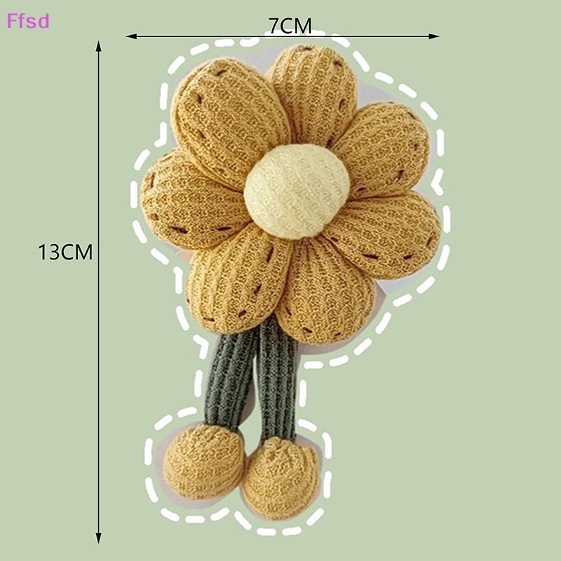 {Ffsd} Trâm Cài Áo Vải Dệt Kim Hình Hoa Hướng Dương Dễ Thương Phụ Kiện Quần Áo Túi Xách *