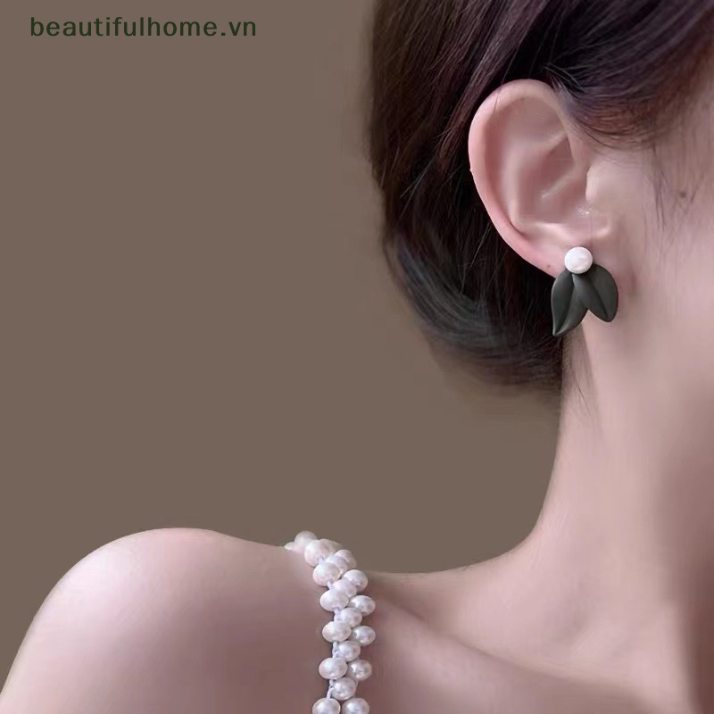 1 Đôi Bông Tai Ngọc Trai Giả Thời Trang Cho Nữ