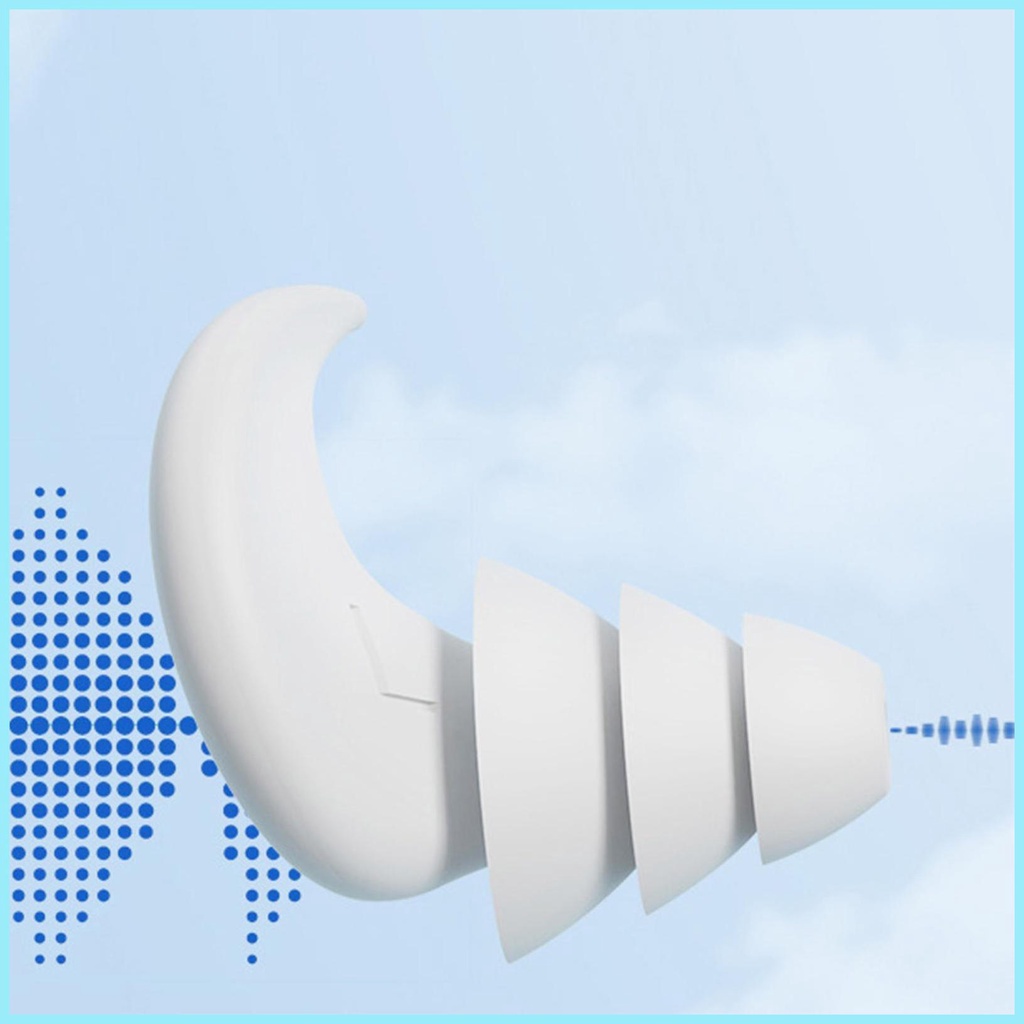 Nút Bịt Tai Bằng Silicone Chống Thấm Nước Tiện Dụng Khi Đi Bơi / Lướt Sóng Cho Nam Và Nữ