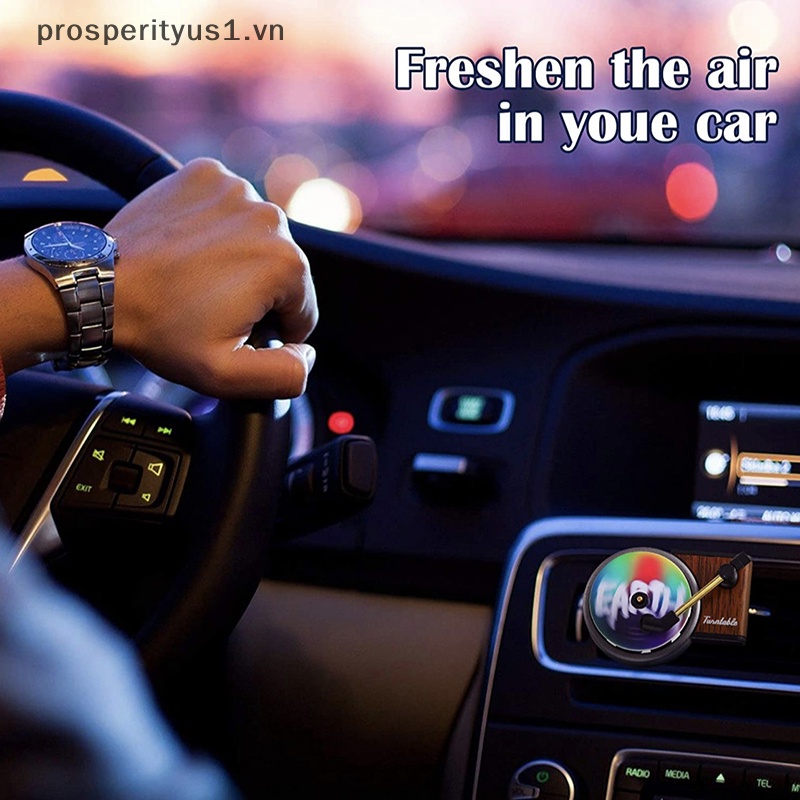 [prosperityus1] Máy Khuếch Tán Hương Thơm Xe Hơi Phong Cách Retro Kẹp [VN]